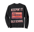 Old School Hip Hop 80S 90S Cassette Sweatshirt - Graphic Print for Adults - T-Shirt, Sweatshirt, Hoodie