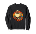 Coffee And Vinyl Cassette Tape Sweatshirt - Casual Everyday Wear for Adults - T-Shirt, Sweatshirt, Hoodie