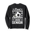 Proud Stepmom Soccer Senior 2026 Sweatshirt - Minimalist Print Men Women - T-Shirt, Sweatshirt, Hoodie