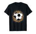 Soccer Heart Ball Cheetah Soccer Lover T-Shirt - Minimalist Print Unisex - T-Shirt, Sweatshirt, Hoodie