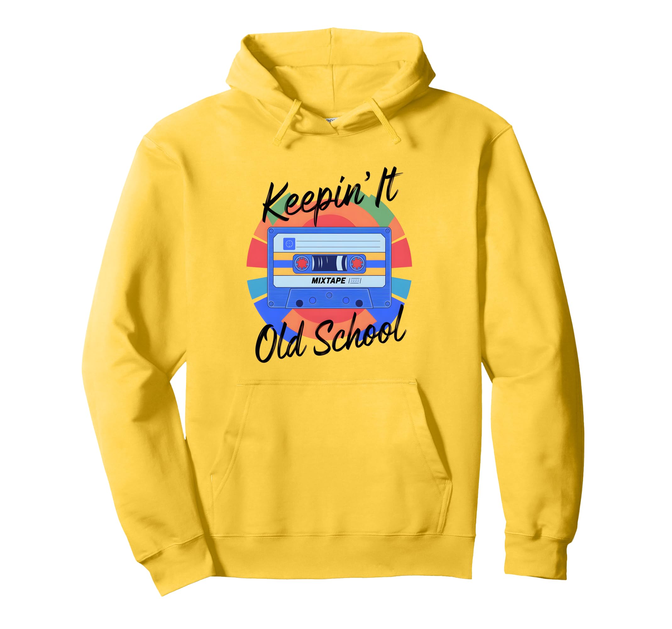 Old School Hip Hop 80S 90S Cassette Hoodie - Casual Everyday Wear Unisex - T-Shirt, Sweatshirt, Hoodie