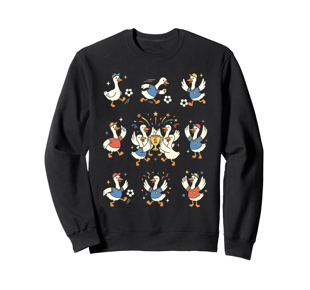 Funny Geese Soccer Team Champions Sweatshirt - Novelty Apparel for Adults - T-Shirt, Sweatshirt, Hoodie