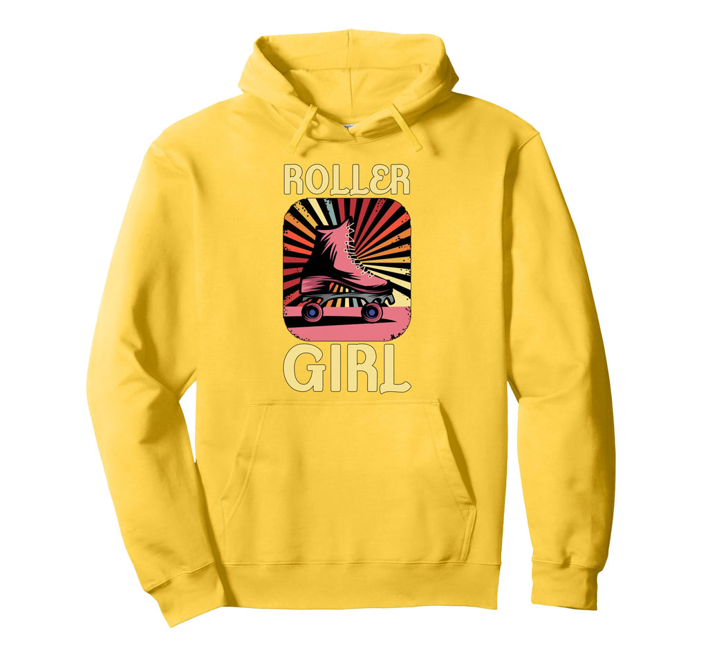 70S 80S Roller Skater Skating Skates Hoodie - Aesthetic Graphic Men Women - T-Shirt, Sweatshirt, Hoodie