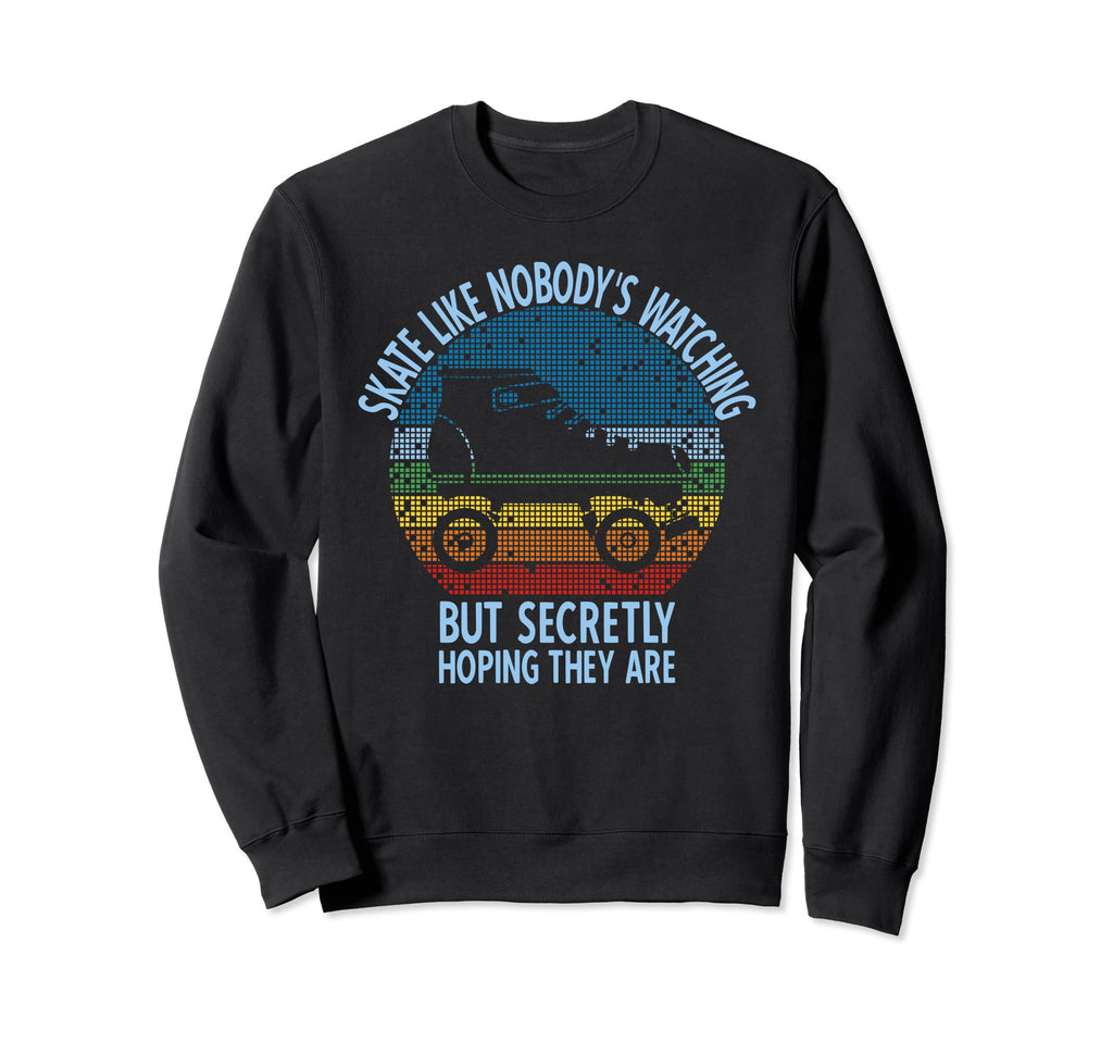 Roller Skating Disco Roller Sweatshirt - Casual Everyday Wear Men Women - T-Shirt, Sweatshirt, Hoodie