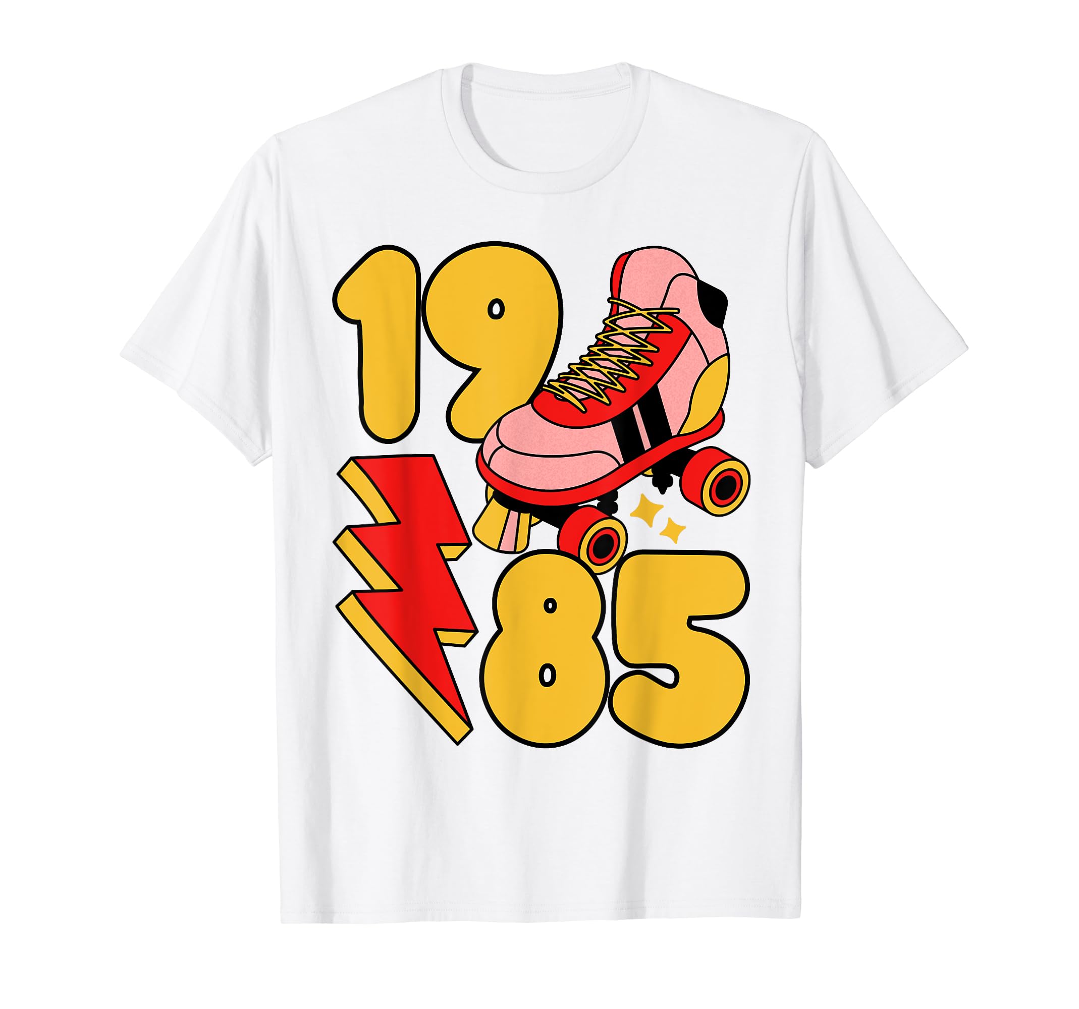 1985 Roller Skate 80S Nostalgia T-Shirt - Custom Art Print Men Women - T-Shirt, Sweatshirt, Hoodie
