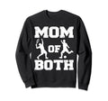 Mom Both Funny Soccer Tennis Mom Sweatshirt - Trendy Graphic Unisex - T-Shirt, Sweatshirt, Hoodie