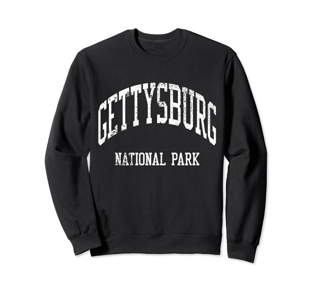 Gettysburg National Park 70S Sweatshirt - Casual Everyday Wear for Adults - T-Shirt, Sweatshirt, Hoodie