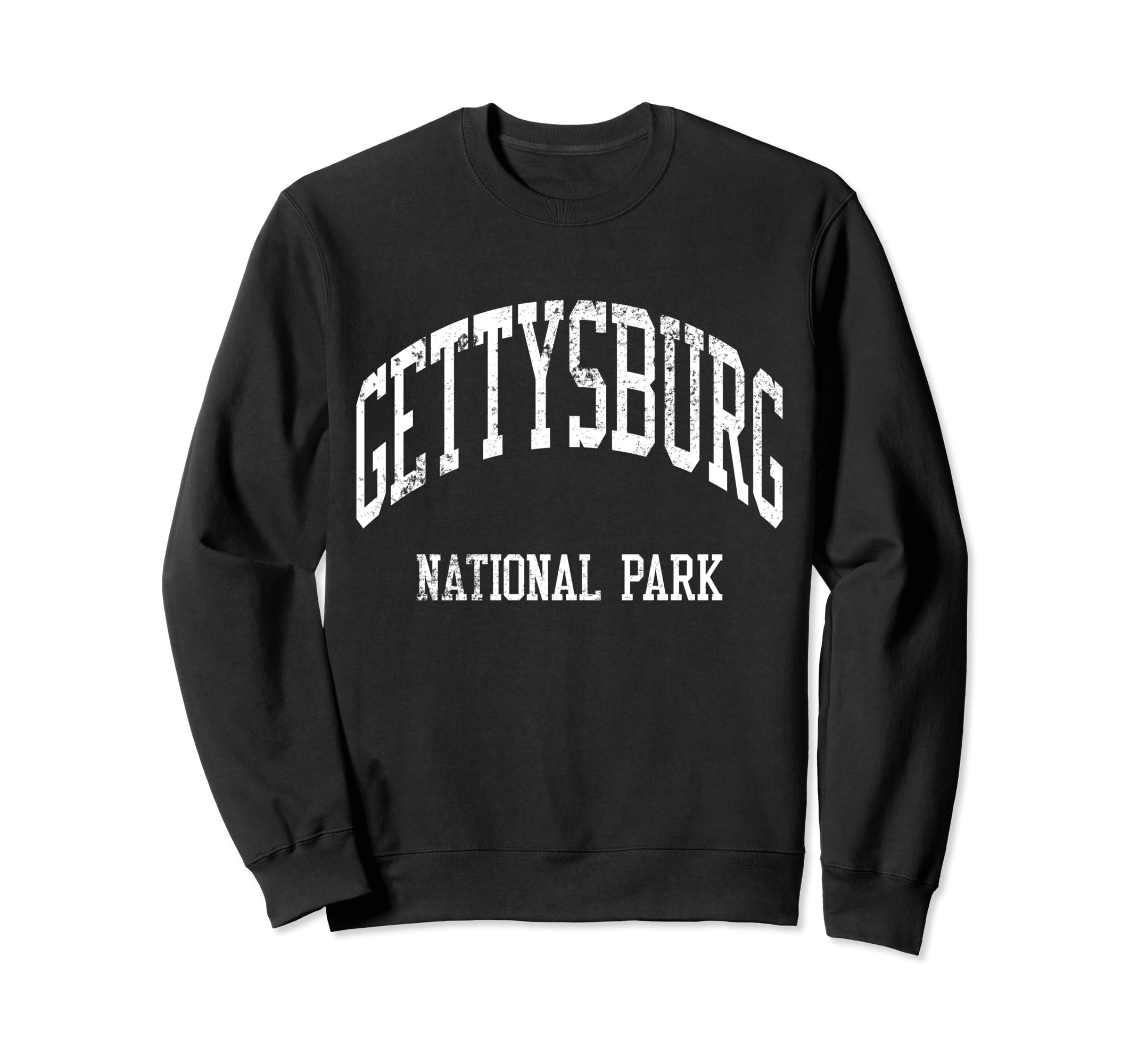 Gettysburg National Park 70S Sweatshirt - Casual Everyday Wear for Adults - T-Shirt, Sweatshirt, Hoodie