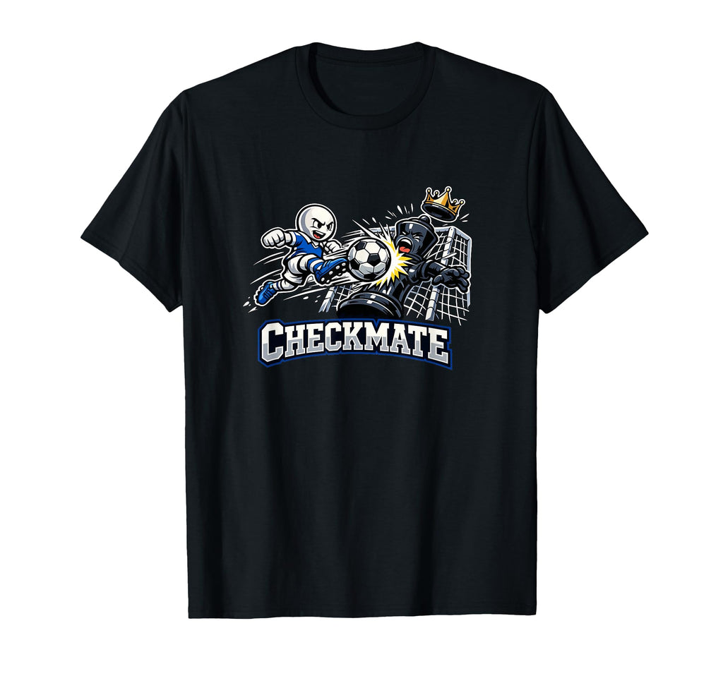 Pawn Vs King Soccer Chess Game Strategy T-Shirt - Unique Graphic Men Women - T-Shirt, Sweatshirt, Hoodie
