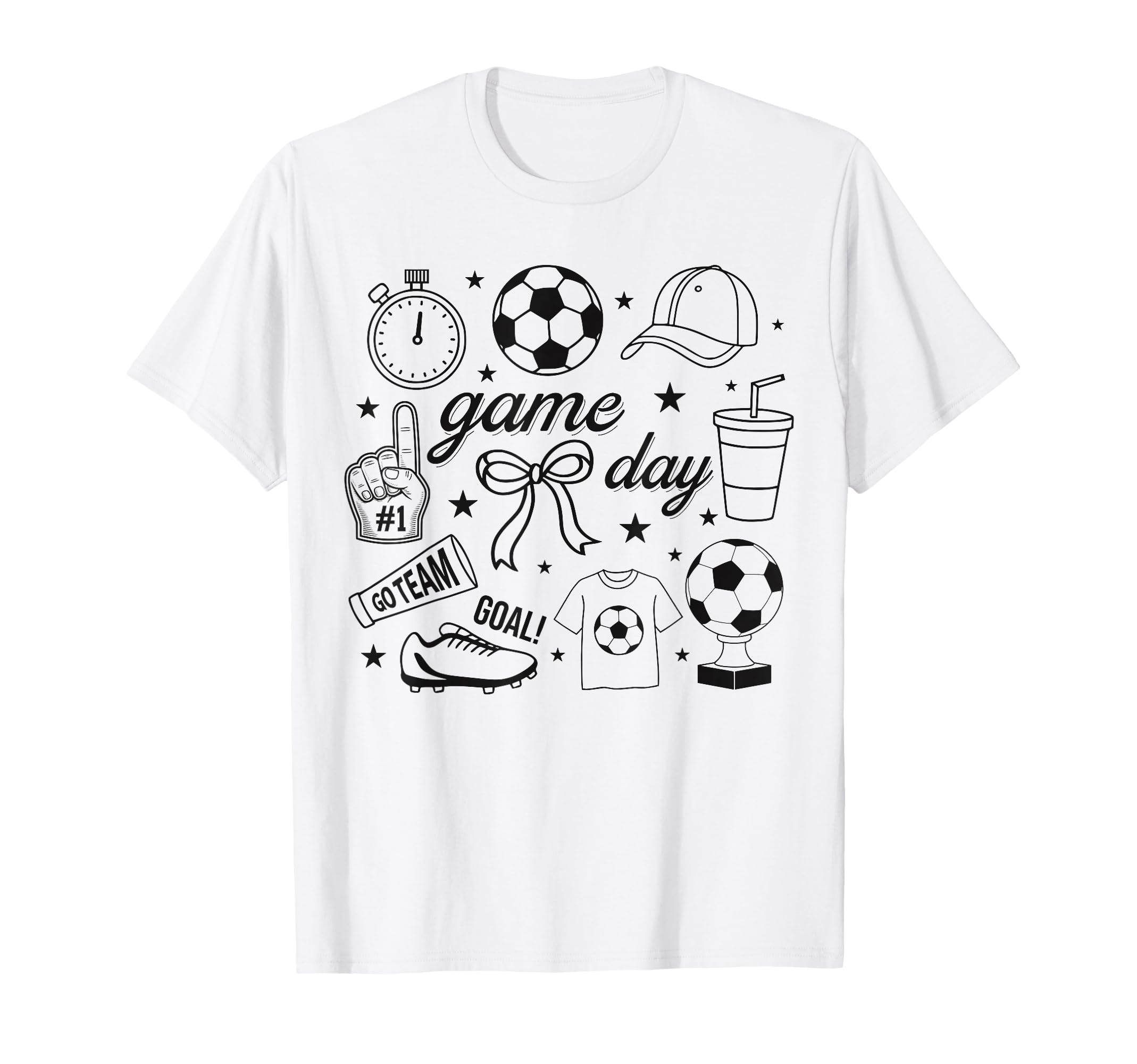 Preppy Game Day Soccer Mom Streetwear T-Shirt - Graphic Print Unisex - T-Shirt, Sweatshirt, Hoodie