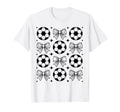 Groovy Soccer Coquette Bow Soccer T-Shirt - Unique Graphic Men Women - T-Shirt, Sweatshirt, Hoodie
