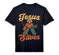 Ice Hockey Goalie Goalkeeper Jesus T-Shirt - Minimalist Print for Adults - T-Shirt, Sweatshirt, Hoodie