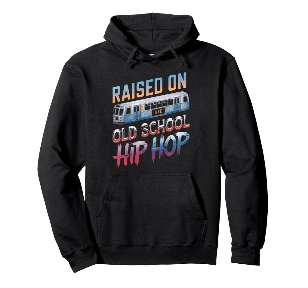 Raised Old School Hip Hop Cassette Hoodie - Custom Art Print Men Women - T-Shirt, Sweatshirt, Hoodie