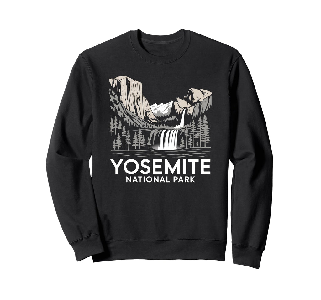 Yosemite Falls California National Sweatshirt - Novelty Apparel Unisex - T-Shirt, Sweatshirt, Hoodie