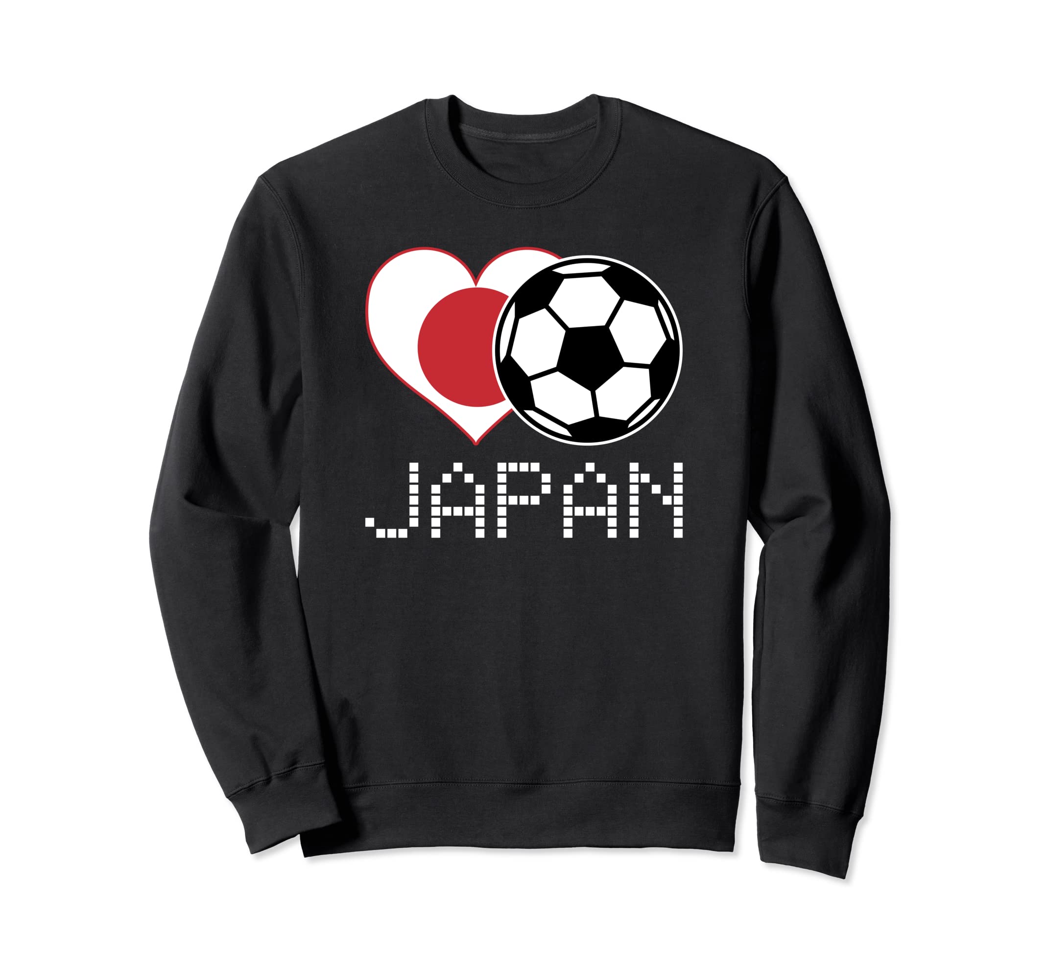 Japan Soccer Japanese Flag Sweatshirt - Casual Everyday Wear Men Women - T-Shirt, Sweatshirt, Hoodie