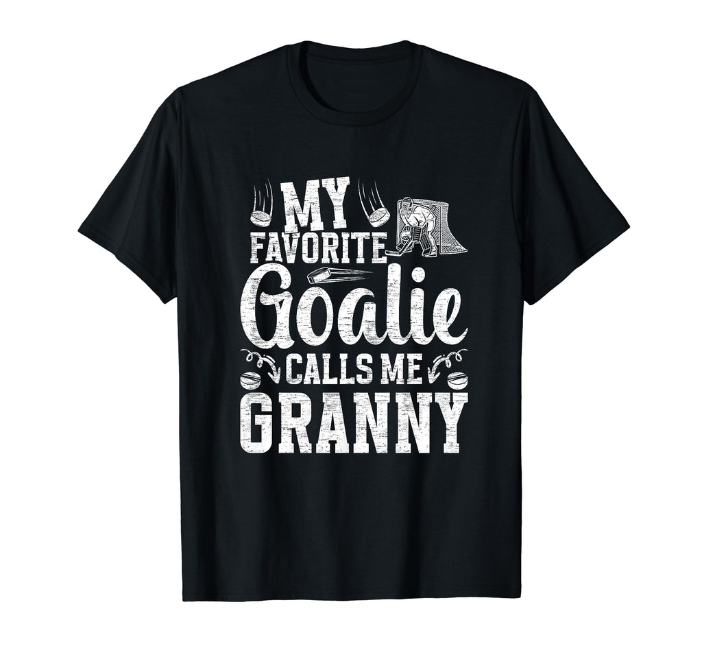Favorite Ice Hockey Goalie Granny Ice T-Shirt - Novelty Apparel for Adults - T-Shirt, Sweatshirt, Hoodie