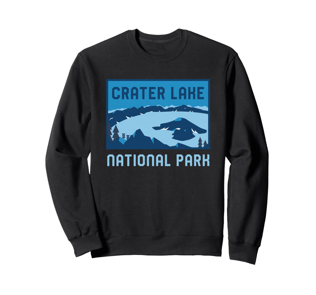 Crater Lake National Park Oregon Sweatshirt - Minimalist Print Unisex - T-Shirt, Sweatshirt, Hoodie