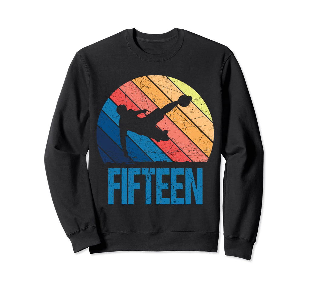 15Th Birthday Soccer 15 Years Old Sweatshirt - Minimalist Print Men Women - T-Shirt, Sweatshirt, Hoodie