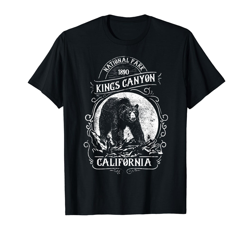Kings Canyon National Park Bear T-Shirt - Casual Everyday Wear Men Women - T-Shirt, Sweatshirt, Hoodie