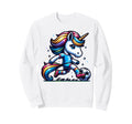 Footballer Unicorn Fans Sweatshirt - Casual Everyday Wear for Adults - T-Shirt, Sweatshirt, Hoodie
