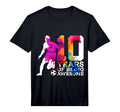 10 Years Being Awesome Soccer 10Th T-Shirt - Aesthetic Graphic for Adults - T-Shirt, Sweatshirt, Hoodie