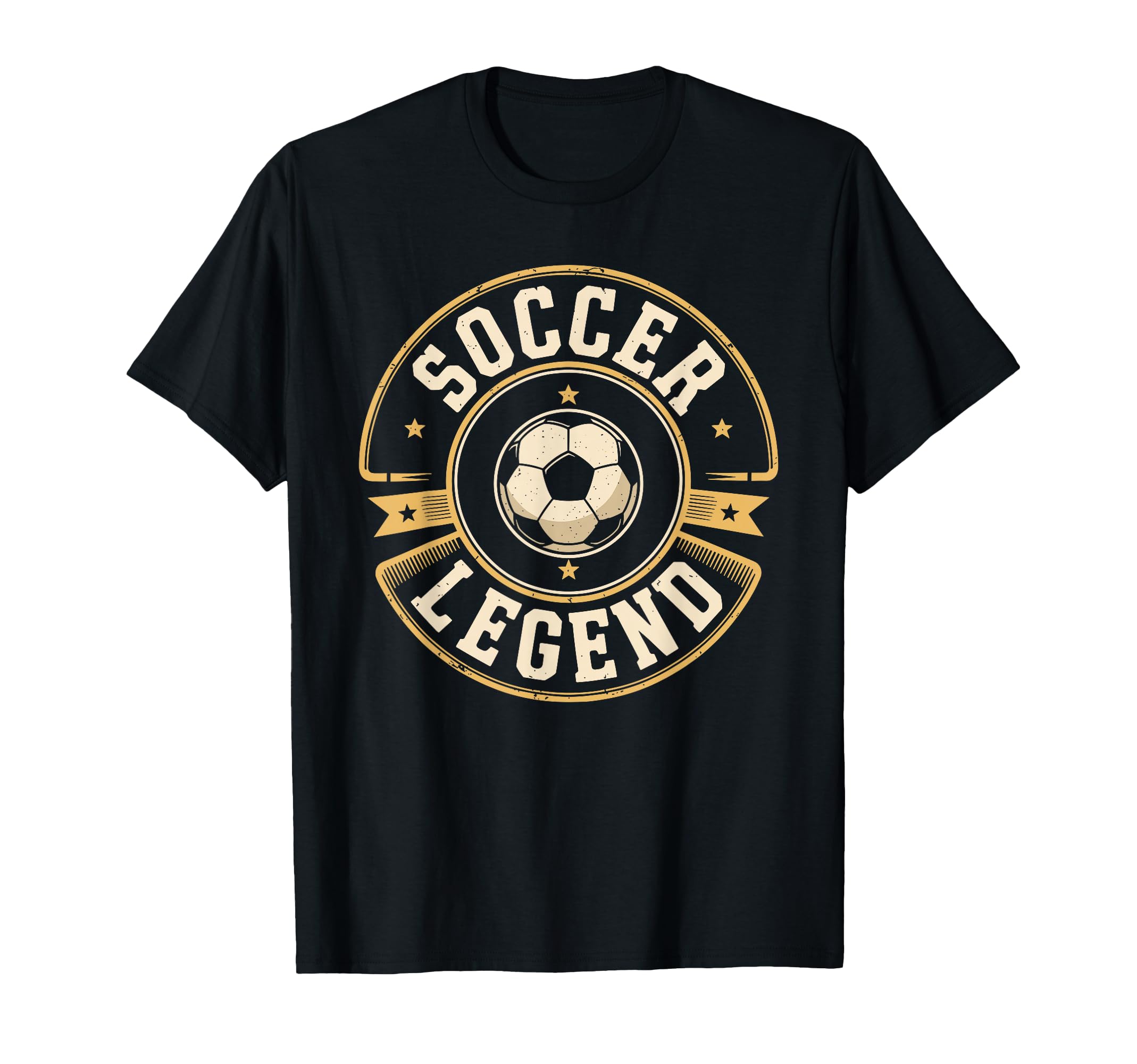 Soccer Legend Football Champion Badge T-Shirt - Trendy Graphic Unisex - T-Shirt, Sweatshirt, Hoodie