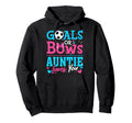 Goals Or Bows Auntie Loves You Soccer Hoodie - Custom Art Print for Adults - T-Shirt, Sweatshirt, Hoodie