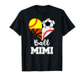 Ball Mimi Soccer Baseball Softball T-Shirt - Aesthetic Graphic Men Women - T-Shirt, Sweatshirt, Hoodie