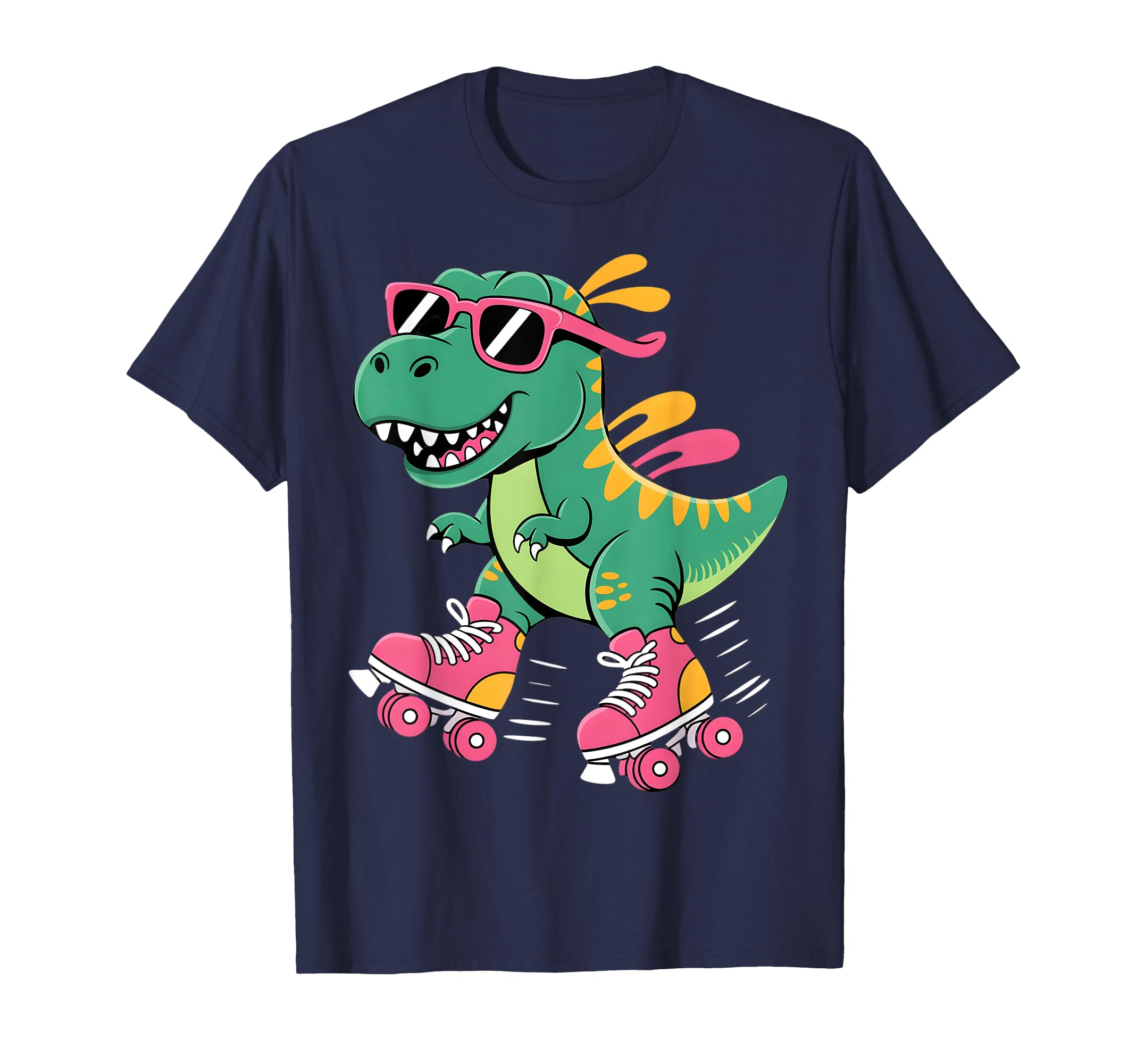Dinosaur Roller Skating Skater T Rex T-Shirt - Trendy Graphic Men Women - T-Shirt, Sweatshirt, Hoodie