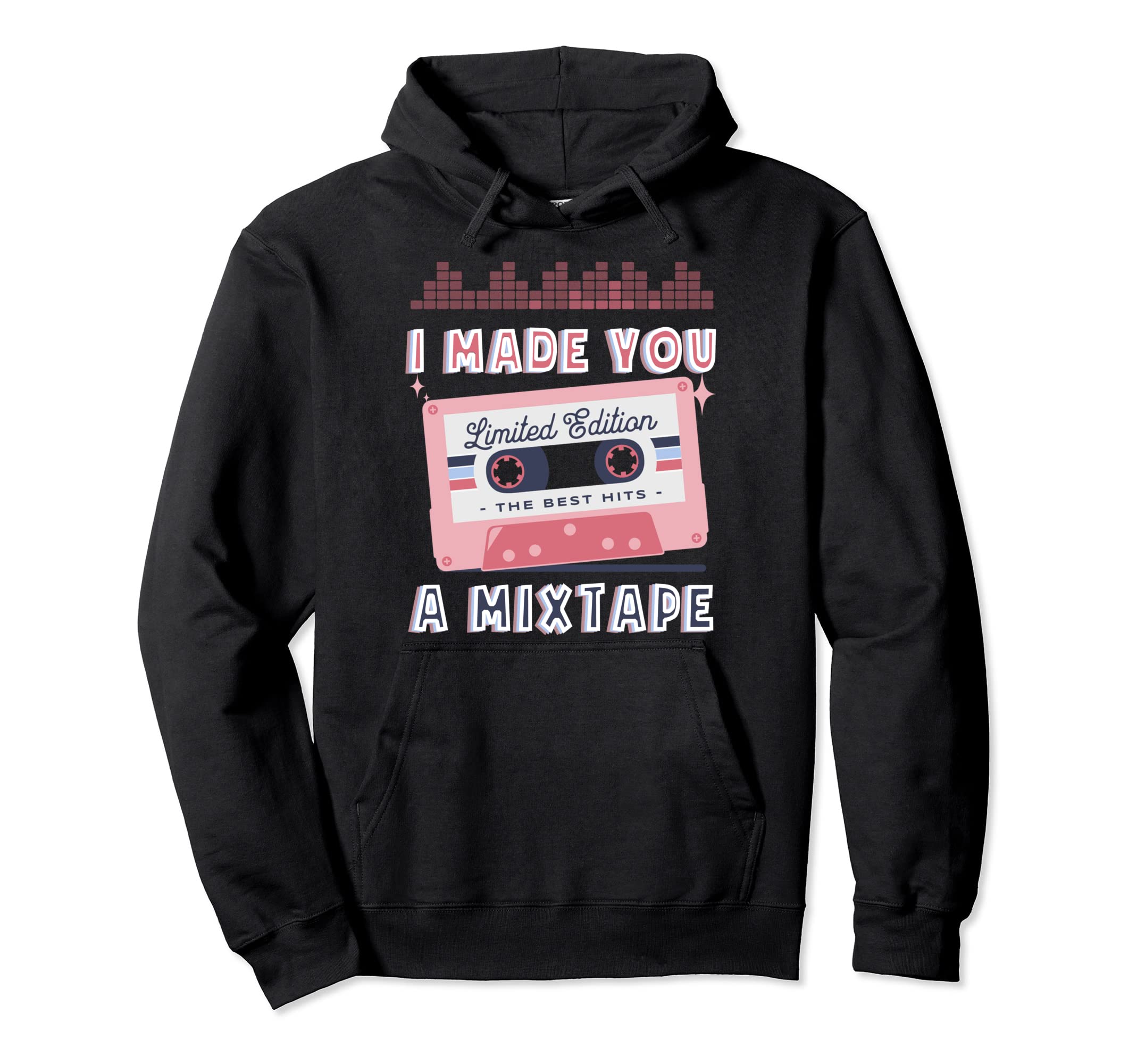 Costume 80S 90S Cassette I Made You Mixtape Hoodie - Graphic Print Unisex - T-Shirt, Sweatshirt, Hoodie