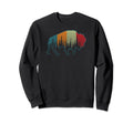 Bison American Buffalo Pine Tree Sweatshirt - Graphic Print for Adults - T-Shirt, Sweatshirt, Hoodie