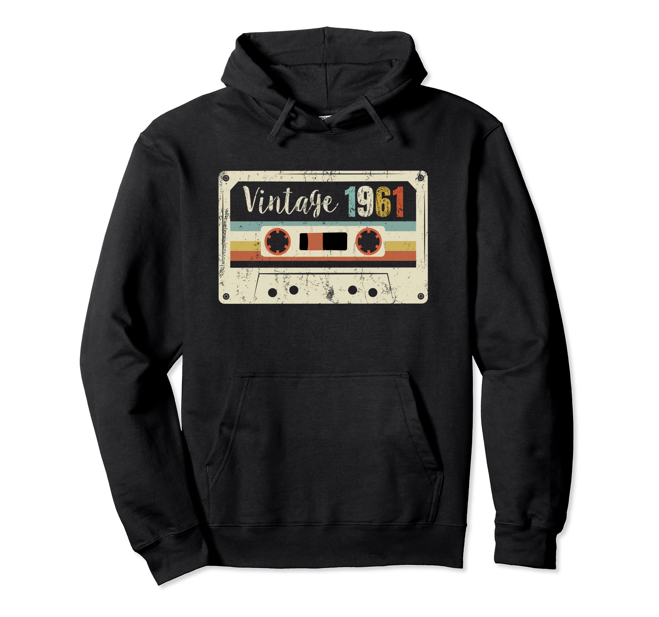 Best 1961 Birthday 1961 Cassette Tape Hoodie - Custom Art Print for Adults - T-Shirt, Sweatshirt, Hoodie