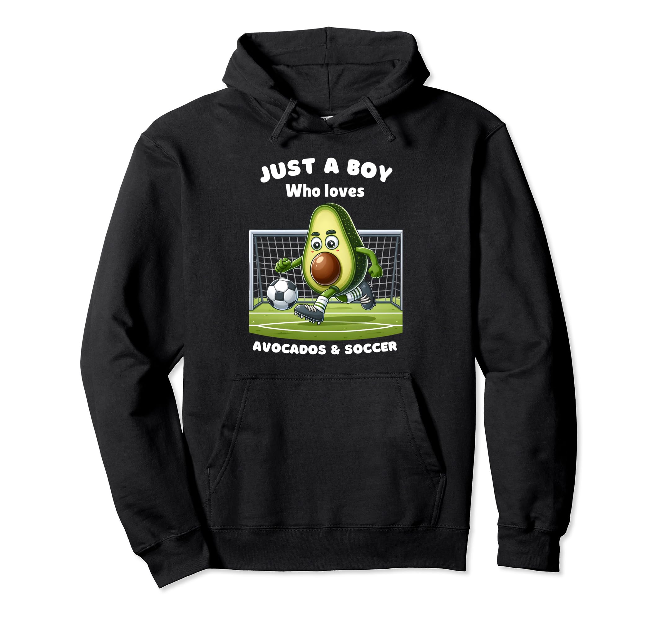 Just Who Loves Avocado And Soccer Funny Hoodie - Unique Graphic Unisex - T-Shirt, Sweatshirt, Hoodie