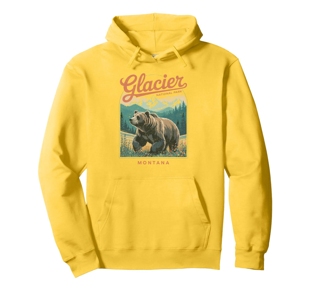 Glacier National Park Montana Usa Sweatshirt - Novelty Apparel for Adults - T-Shirt, Sweatshirt, Hoodie