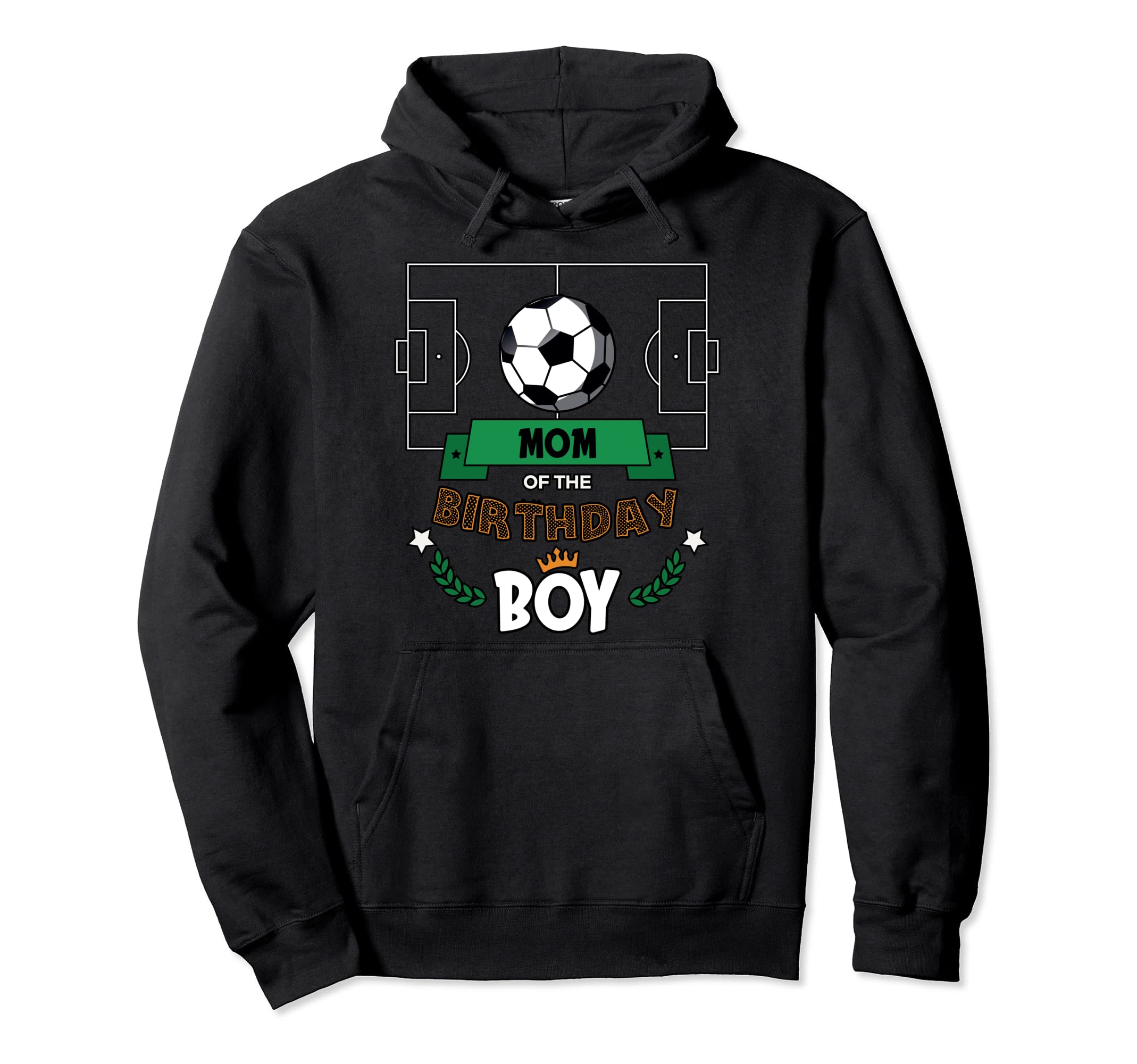 Mom Birthday Soccer Theme Matching Family Hoodie - Custom Art Print Unisex - T-Shirt, Sweatshirt, Hoodie