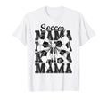 Soccer Mama Mom Coquette Bow Game Day T-Shirt - Novelty Apparel Men Women - T-Shirt, Sweatshirt, Hoodie