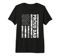 Mens Proud Dad American Flag Funny T-Shirt - Trendy Graphic Men Women - T-Shirt, Sweatshirt, Hoodie