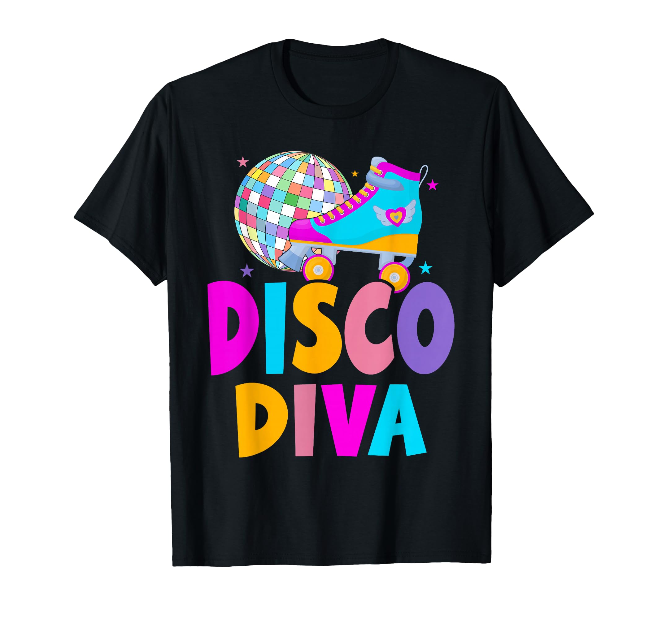 Roller Skating Disco Diva Skate 70S T-Shirt - Aesthetic Graphic for Adults - T-Shirt, Sweatshirt, Hoodie