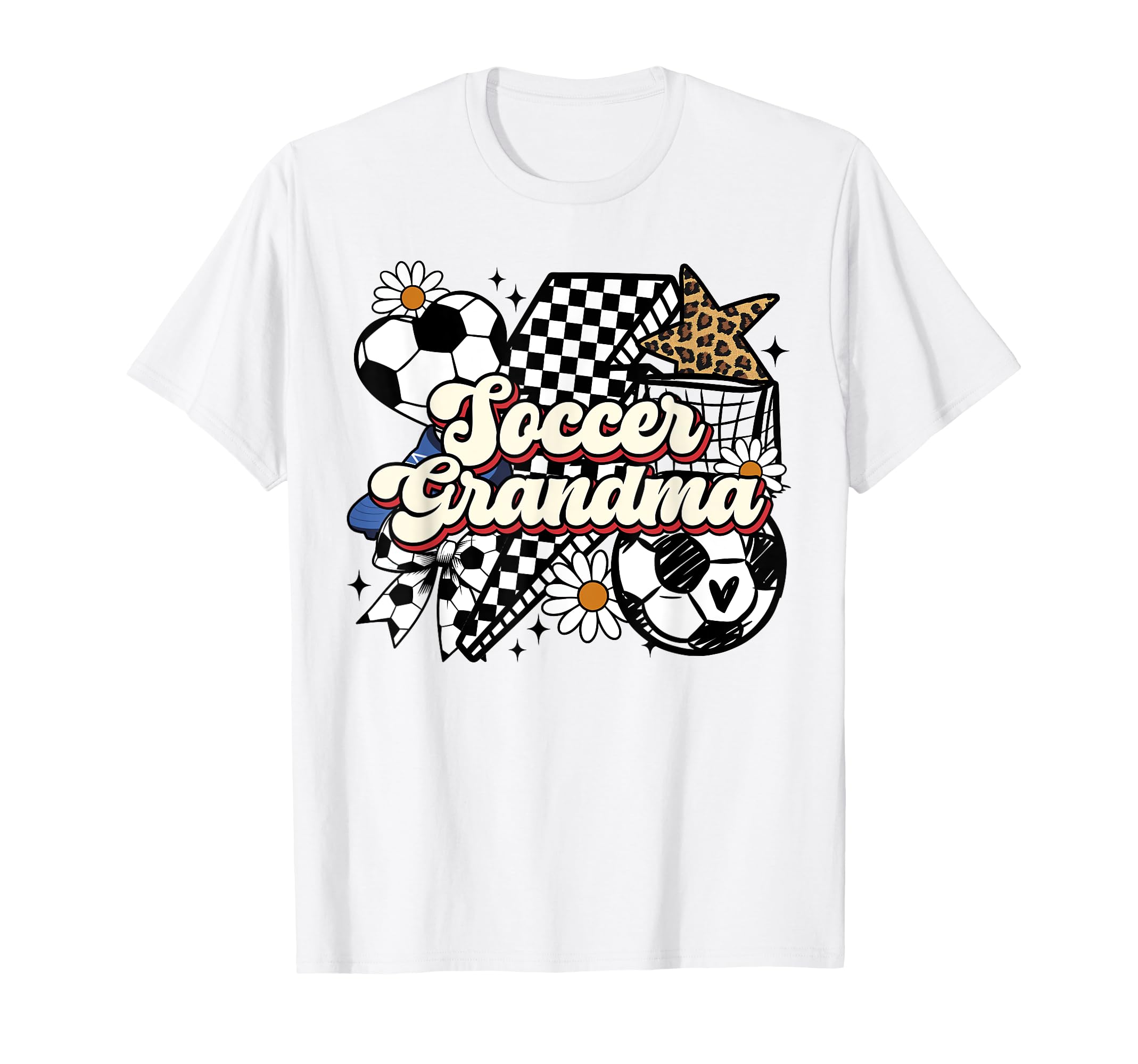 Soccer Grandma Funny Leopard Soccer T-Shirt - Unique Graphic for Adults - T-Shirt, Sweatshirt, Hoodie