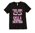 This Runs Cats And Roller Skating T-Shirt - Casual Everyday Wear Men Women - T-Shirt, Sweatshirt, Hoodie