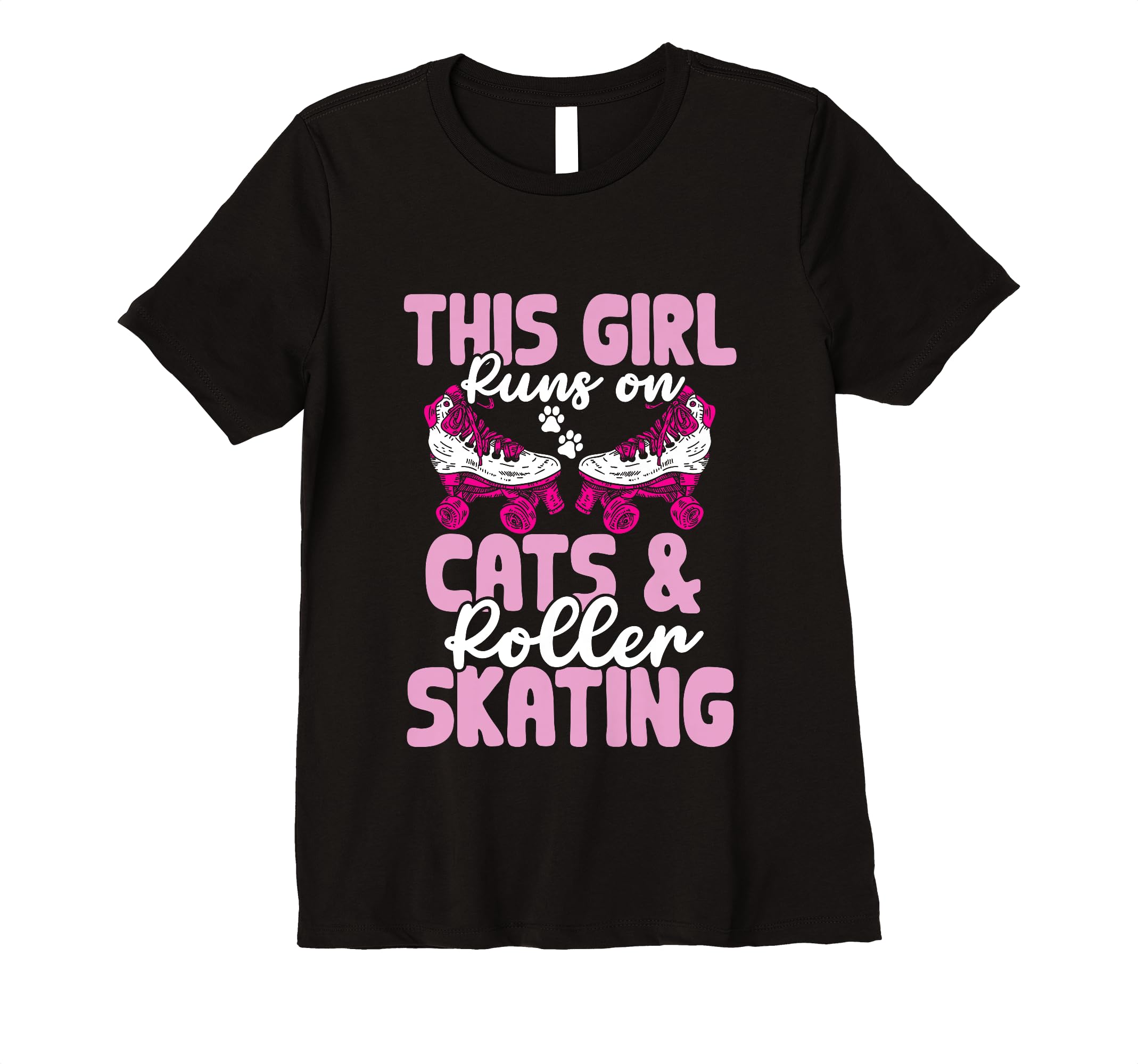 This Runs Cats And Roller Skating T-Shirt - Casual Everyday Wear Men Women - T-Shirt, Sweatshirt, Hoodie