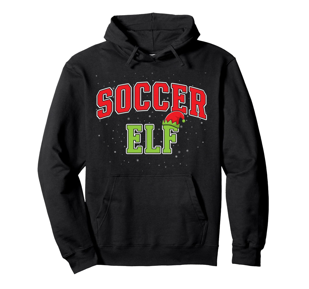 Soccer Elf Family Matching Group Hoodie - Streetwear Style Unisex - T-Shirt, Sweatshirt, Hoodie