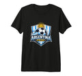 Argentina Pride Soccer Fan Minimal Tri T-Shirt - Aesthetic Graphic Unisex - T-Shirt, Sweatshirt, Hoodie