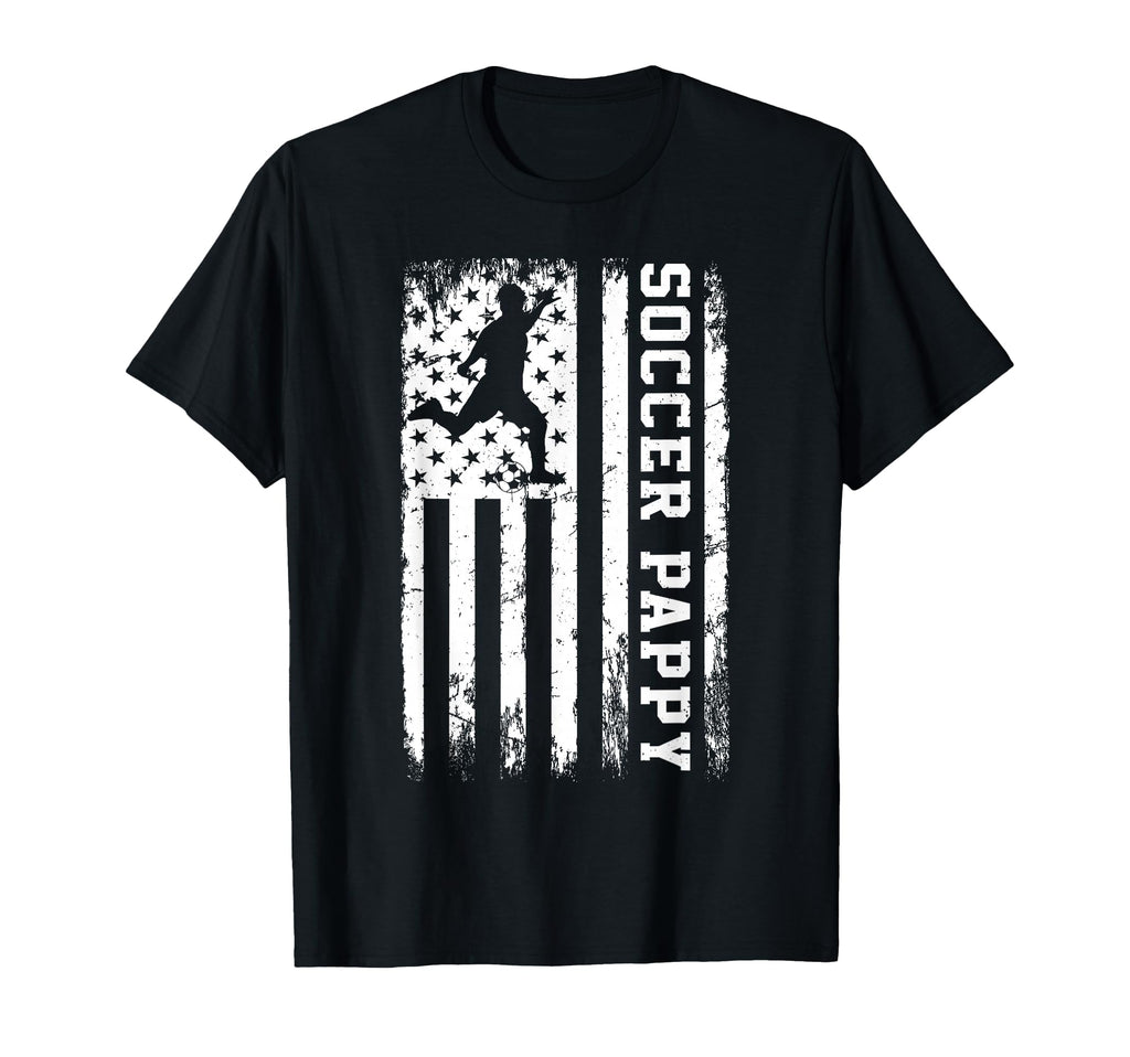 Soccer Pappy Usa American Flag T-Shirt - Custom Art Print for Adults - T-Shirt, Sweatshirt, Hoodie