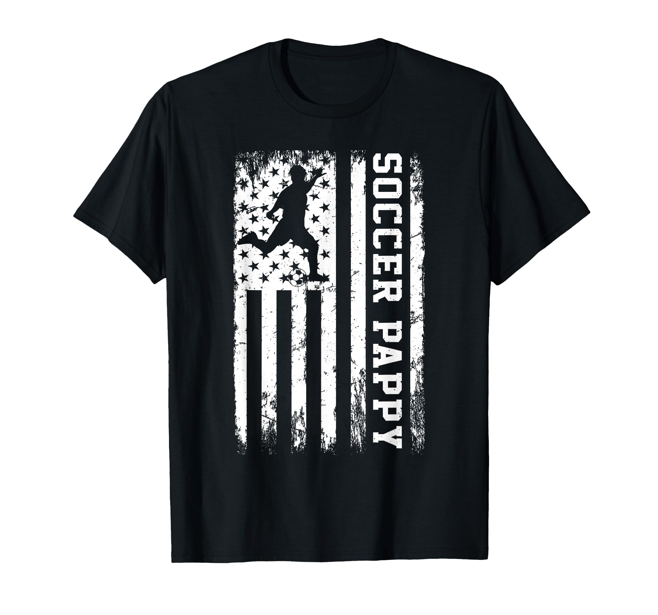 Soccer Pappy Usa American Flag T-Shirt - Custom Art Print for Adults - T-Shirt, Sweatshirt, Hoodie
