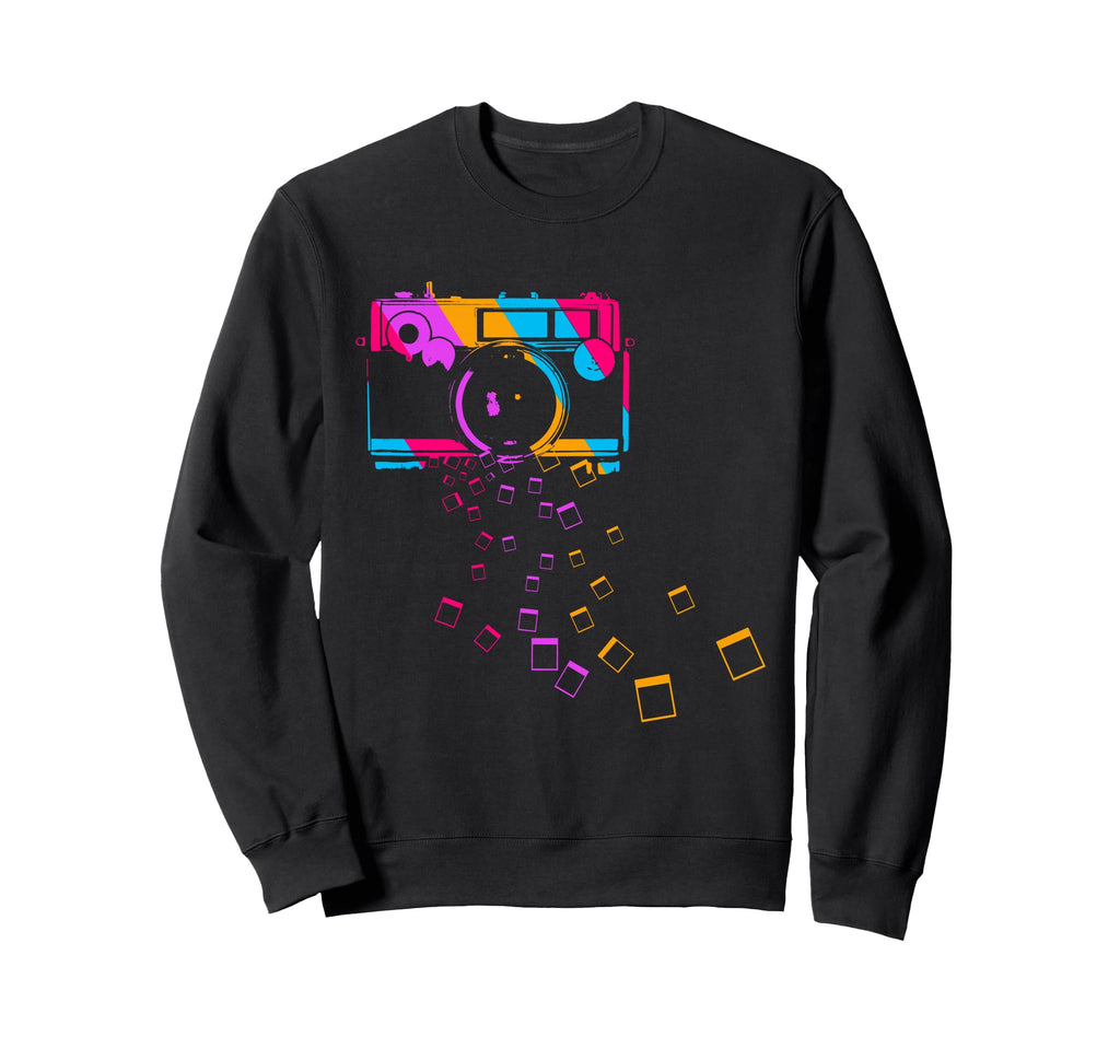 Camera Collector Lens Photographer Sweatshirt - Unique Graphic Unisex - T-Shirt, Sweatshirt, Hoodie