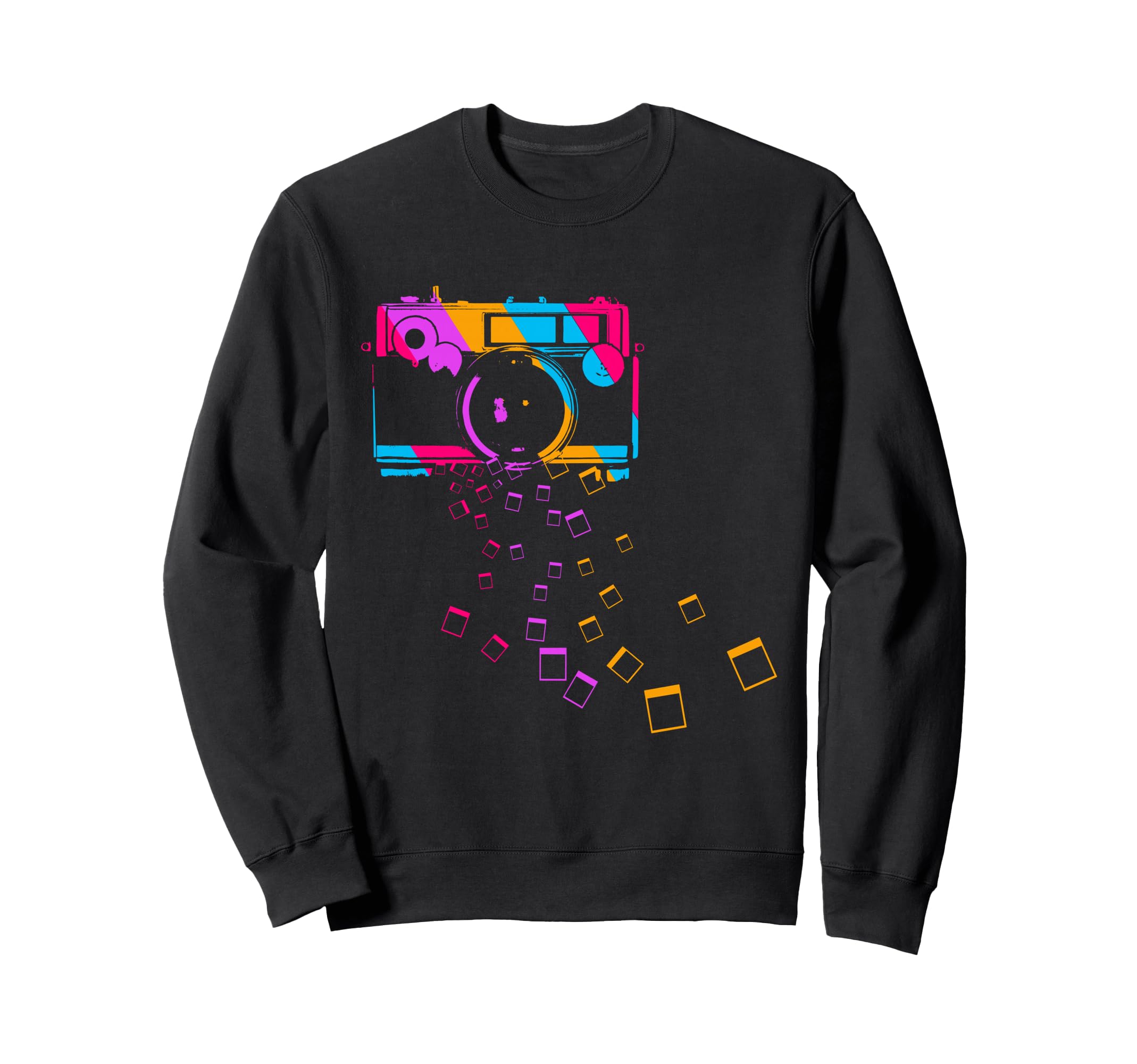 Camera Collector Lens Photographer Sweatshirt - Unique Graphic Unisex - T-Shirt, Sweatshirt, Hoodie