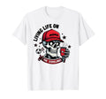 Soccer Mama Skeleton Coffee Living Life T-Shirt - Trendy Graphic Unisex - T-Shirt, Sweatshirt, Hoodie
