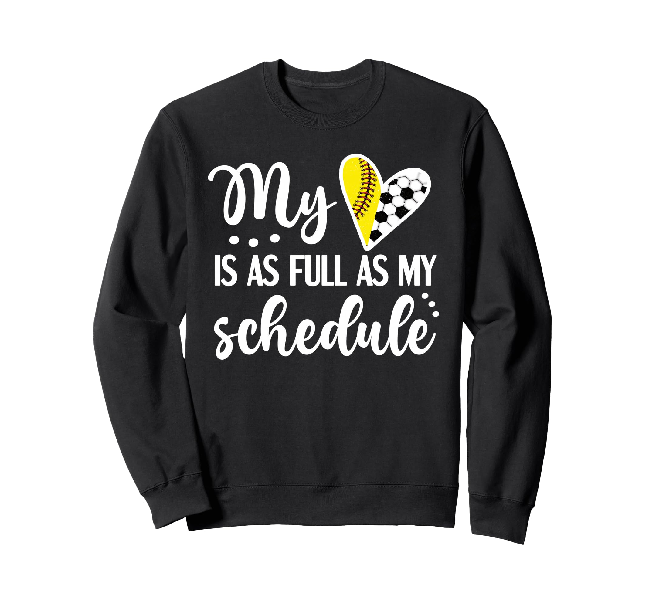 Ball Mom Proud Softball Soccer Player Sweatshirt - Graphic Print Unisex - T-Shirt, Sweatshirt, Hoodie