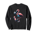 Flamingo Skater Soccer Ball And Sweatshirt - Streetwear Style Unisex - T-Shirt, Sweatshirt, Hoodie